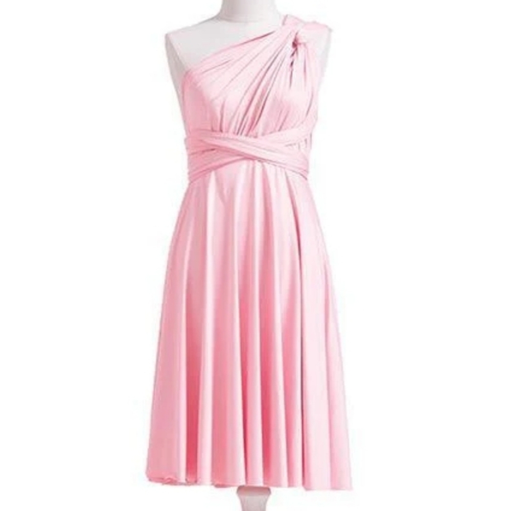 Sugar Bits, Convertible/Infinity Dress, Brush Pink, S/M NWT.✔️